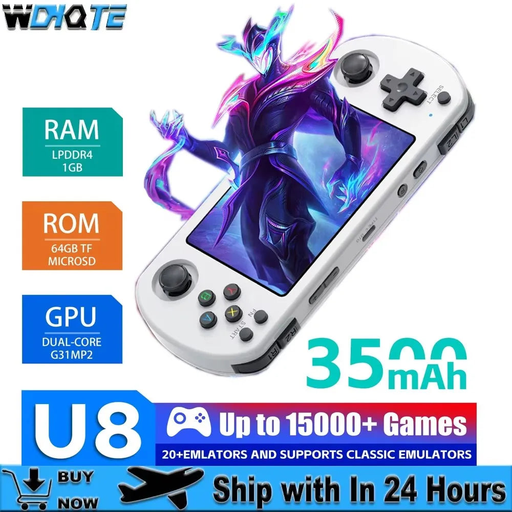 Handheld Game Console Linux System IPS Screen