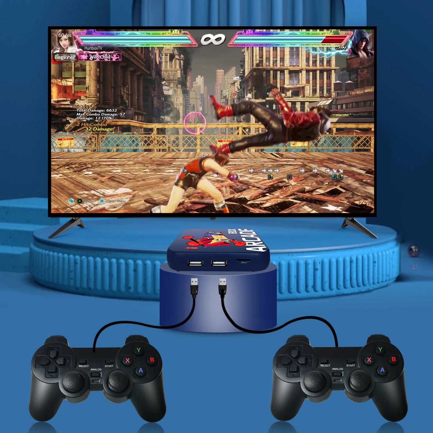 Arcade Box Retro Game Console