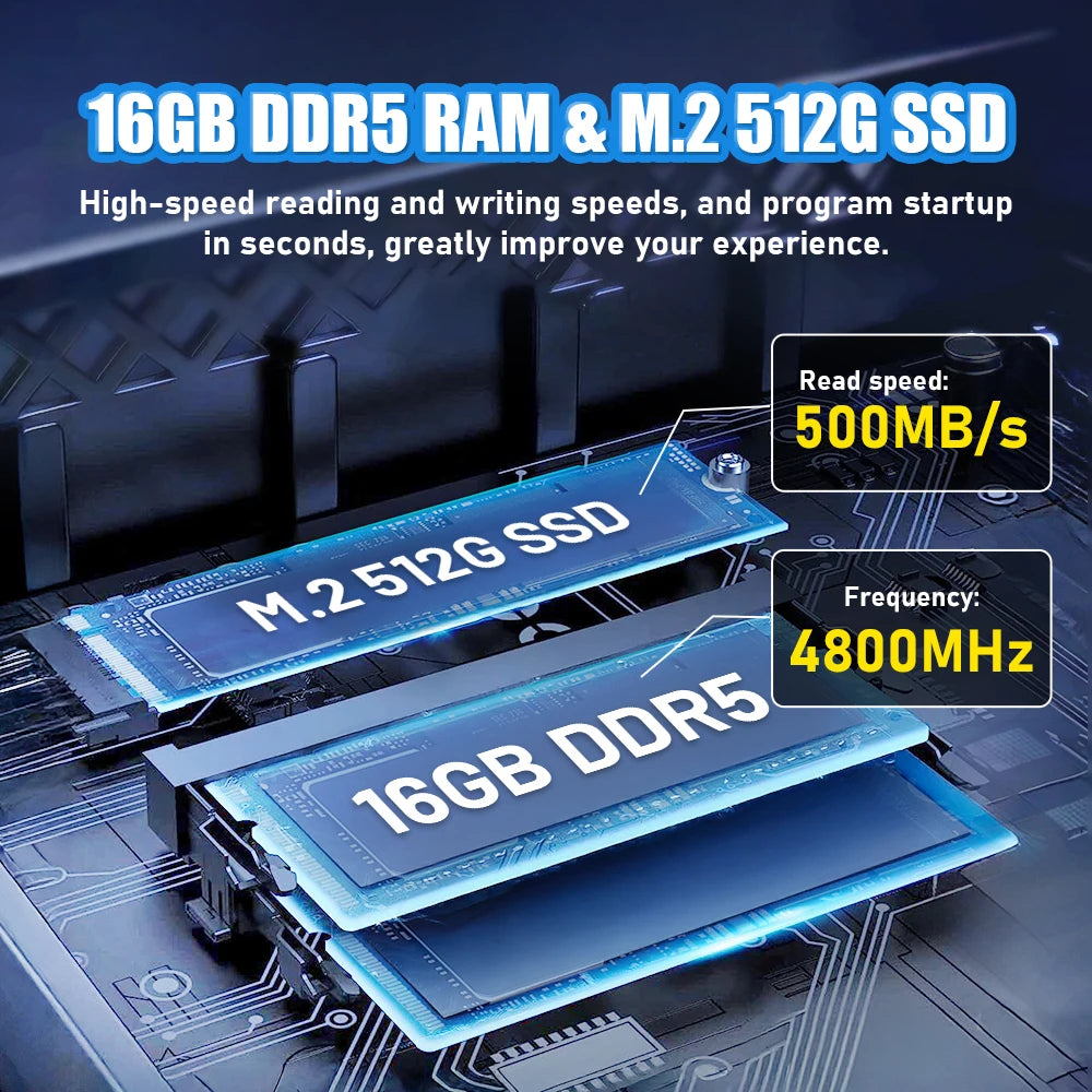 KINHANK Super Console KP100 16GB DDR5 100000+ Games